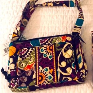 Vera Bradley Plum Crazy Small Shoulder Bag